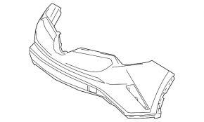 Front bumper bare Toyota C-HR 20-23 Japan built