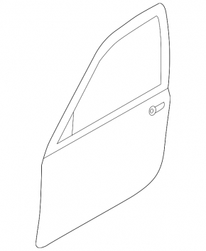Door bare front left Subaru b10 Tribeca