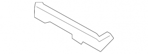 Front bumper mount right Honda CRV 17-22