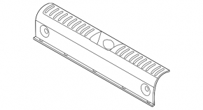 Kia EV6 22-24 black trunk opening trim