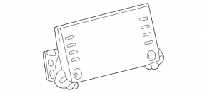 Monitor, display, navigation Toyota Camry v70 21-24