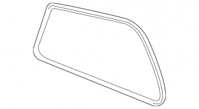 Left mirror element for Toyota Tundra 2008-21, heated, aspherical