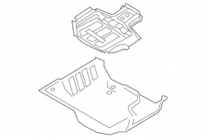 Audi A4 B8 08-16 Trunk Tray