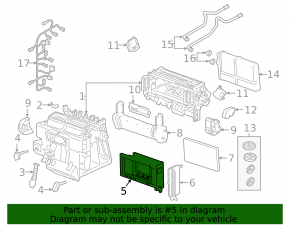 Dry heater Audi E-Tron 19-23