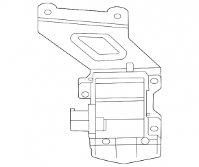 Blind Spot Sensor BSM Right Hyundai Elantra 21 with Bracket