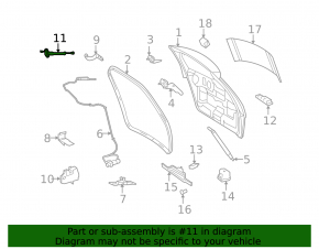 Mercedes X164 GL W164 ML Tailgate Position Sensor