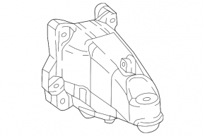Left engine mount bracket for Mercedes GLC 300 20-22