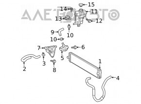 Toyota Venza 22- inverter cooling pump