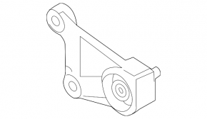Left gearbox bracket Mazda CX-5 17-