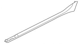 Threshold right Jaguar F-Pace X761 17- structure
