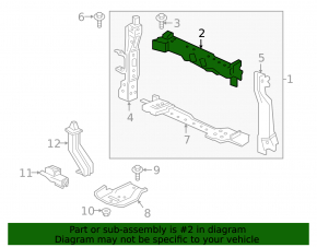 TV top bar Honda HR-V 16-18