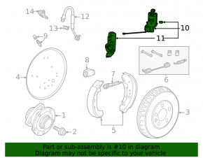 Parking brake actuator rear right Volkswagen ID.4 21-23