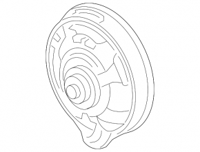 Mercedes CLA 14-19 rear right speaker dented