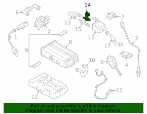 Fuel Evaporative Purge Solenoid Valve Kia Niro 17-19 HEV, PHEV