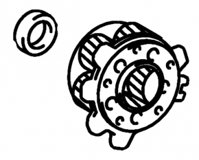 Planetary gear automatic transmission Lexus CT200h 11-17
