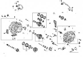Planetary gear automatic transmission Lexus CT200h 11-17