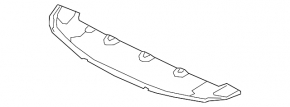 Front bumper protection for Audi E-Tron 19-23