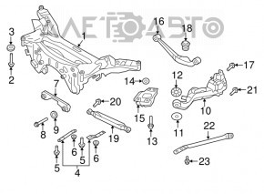 Rear left axle shaft Nissan Rogue Sport 17-23