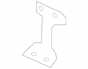 Front Bumper Bracket Central Nissan Maxima A36 16-23