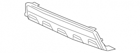 Rear bumper lip trim for Honda Passport 19-21
