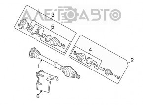 Front right drive guard Audi Q5 80A 18-20 metal