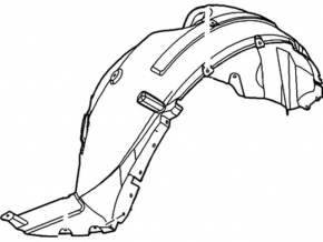 Front right mudguard Ford Explorer 11-15 prerest