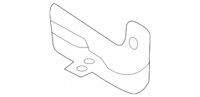 Mudguard threshold rear left Ford Focus mk3 11-18