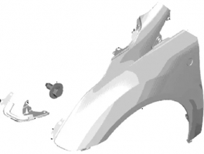 Front left wing Ford Transit Connect MK2 13-