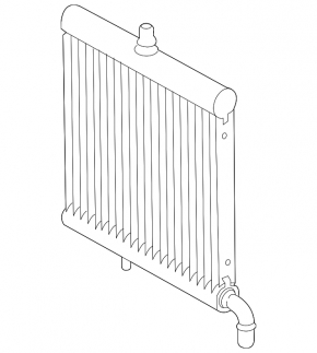 Land Rover Range Rover 13-21 3.0, 5.0 water cooling radiator