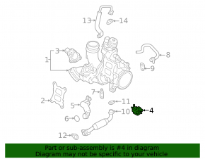 Solenoid valve on the intake Audi A6 C7 12-18