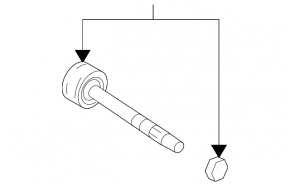 Steering rod left Mercedes W164 ML X164 GL 06-11 CTR