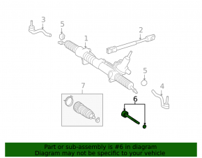 Steering rod left Mercedes W164 ML X164 GL 06-11 CTR