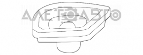 Left rear pillar speaker Mercedes X164 GL W164 ML Harman Kardon