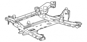 Front subframe Cadillac ATS 15-rest awd