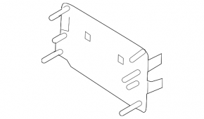 Bracket ECU block engine computer Nissan Altima 19-24 2.5 2 parts