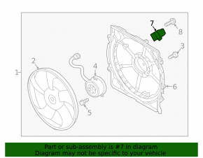 Kia Optima 16-20 Cooling Fan Computer