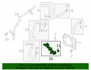 Kia Sorento 17-20 2.4, 3.3 automatic transmission cooling system valve