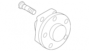 Front left hub for Subaru Forester 08-13