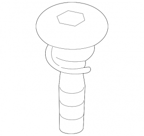 Front left outer CV joint mounting bolt BMW X3 G01 18- AWD
