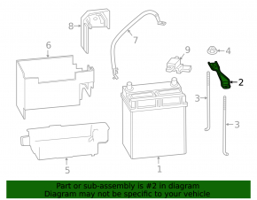Battery mount Honda HR-V 16-22