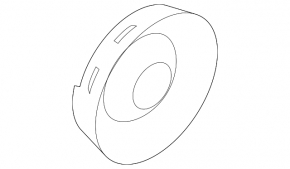 Rear left hub cap BMW X5 F15 14-18