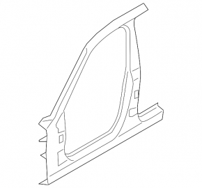 Body pillar central left BMW X3 F25 11-17 on the body