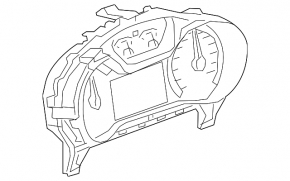 Instrument cluster Chevrolet Cruze 16- 113k