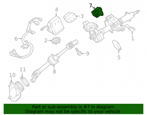 Toyota Camry v50 12-14 usa steering column lock