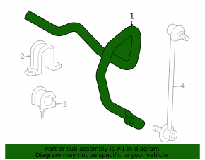 Front stabilizer bar for Toyota Sienna 2010-2011