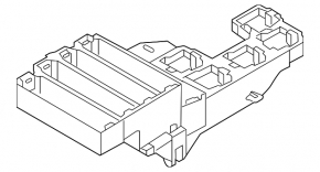 Audi A6 C7 12-18 trunk fuse box bracket 