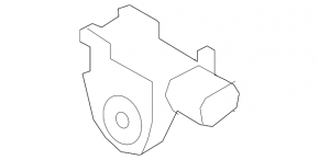 Left B-pillar airbag sensor for Audi E-Tron 19-23