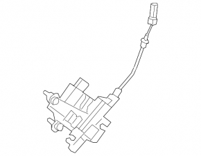 Front left door closer BMW 5 G30 17-23