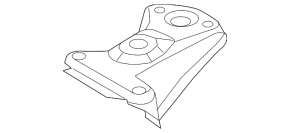 Rear beam bracket right VW Beetle 12-16