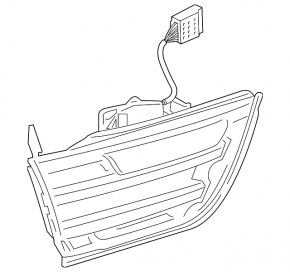 Right inner tailgate light assembly for BMW 4 F32/33/36 18-19